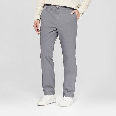 Men's Every Wear Straight Fit Chino Pants - Goodfellow & Co Thundering Gray