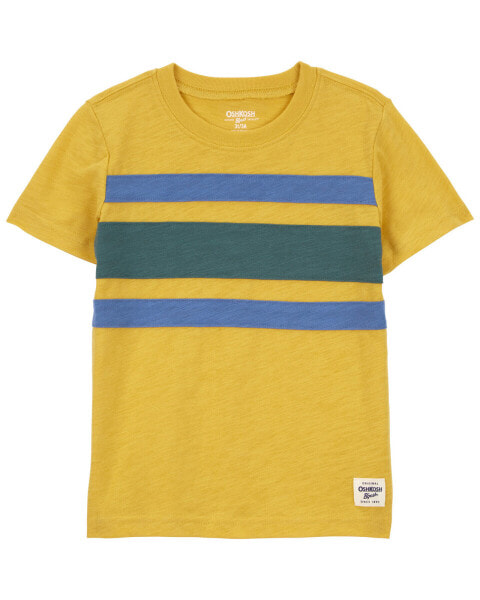 Toddler Striped Pieced Tee 2T