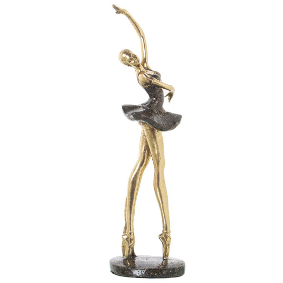 Decorative Figure Alexandra House Living Golden Plastic Ballerina 15 x 16 x 44 cm