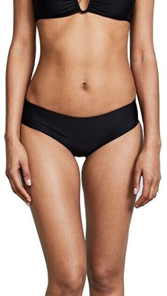 Mikoh 155269 Women's Cruz Full Coverage Bikini Black Bottoms Size Large