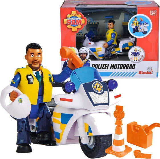 Фигурка SIMBA Fireman Sam Police Quad and Malcolm серии Fireman Sam (Сэр Файермен и его команда)