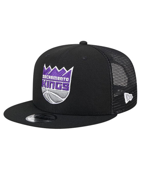 Men's Gray Sacramento Kings Evergreen Meshback 9FIFTY Snapback Hat