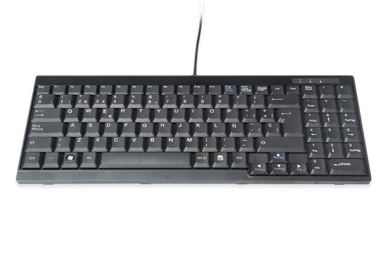 DIGITUS Keyboard Suitable for TFT Consoles, Spanish Layout