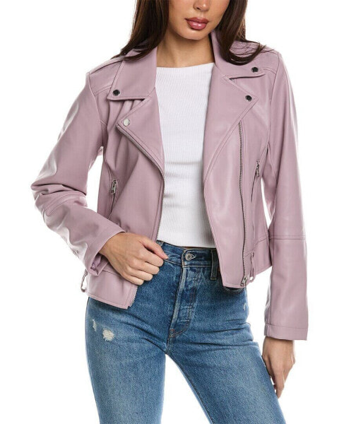 French Connection Quilting Moto Jacket Women's S