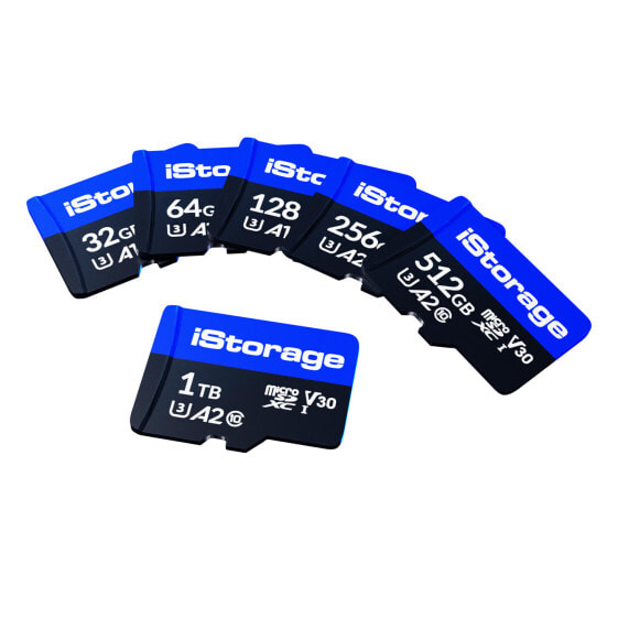 iStorage IS-MSD-1-256 - 256 GB - MicroSDXC - Class 10 - UHS-III - Class 3 (U3) - V30