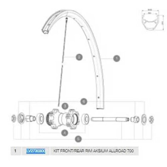 MAVIC Aksium Disc Allroad Rim