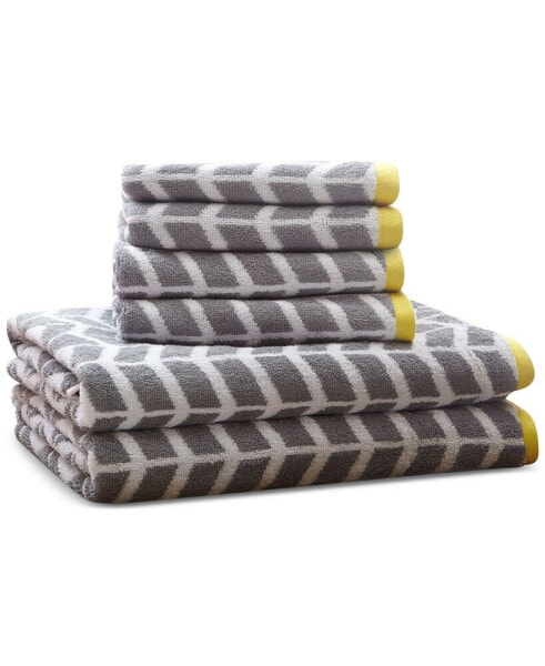 Полотенце JLA Home Intelligent Design Nadia Jacquard Cotton 6-Pc.