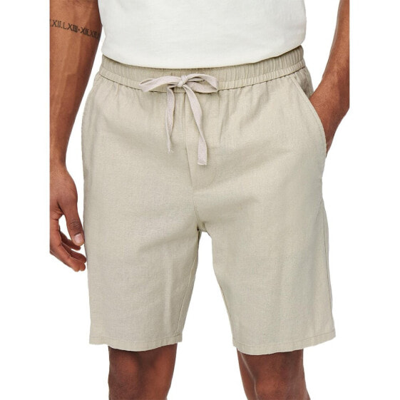 ONLY & SONS Linus Linen Mix 1824 sweat shorts