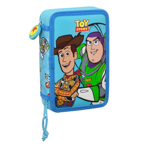 Школьный пенал с аксессуарами Toy Story Ready to play Синий 12.5 x 19.5 x 4 cm (28 Предметы)