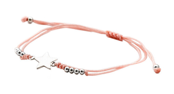 String bracelet with star AGB362