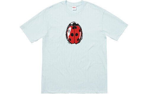 Supreme SS18 Ladybug Tee Pale Blue 瓢虫 印花短袖T恤 男女同款 淡蓝色 送礼推荐 / Футболка Supreme SS18 Ladybug Tee Pale Blue T SS18-0177