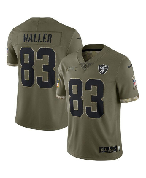 Men's Darren Waller Olive Las Vegas Raiders 2022 Salute To Service Limited Jersey