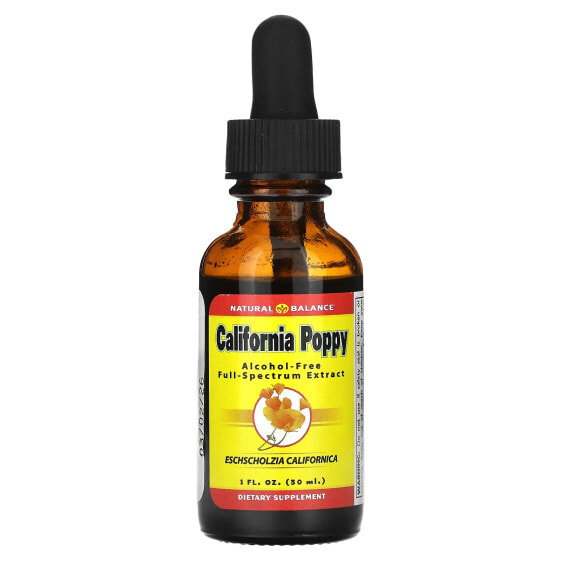 California Poppy, Alcohol-Free, 1 fl oz (30 ml)