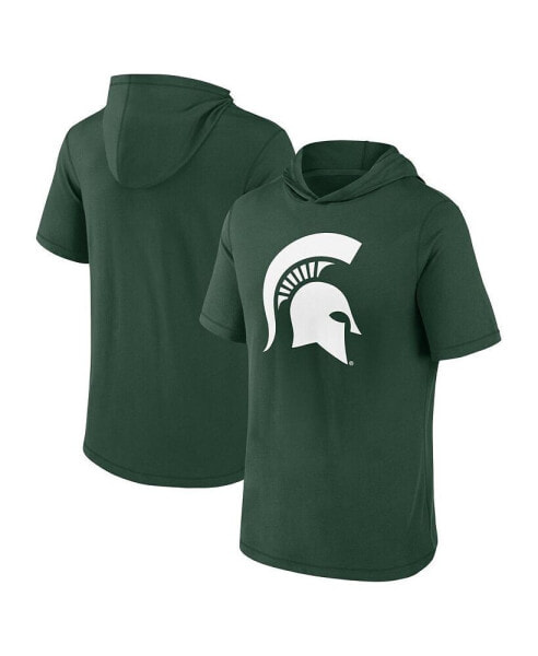 Men's Green Michigan State Spartans Primary Logo Hoodie T-shirt