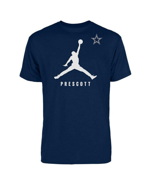 Men's Dak Prescott Navy Dallas Cowboys Graphic T-shirt