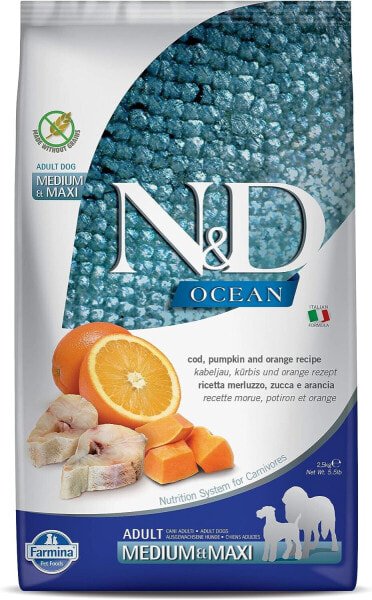 Farmina – ndgr. ainfree Pumpkin – Fish – Orange kg. 2.5 – M/M