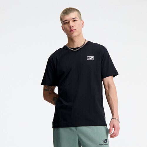 New Balance Men's NB Essentials Graphic T-Shirt Black Size L