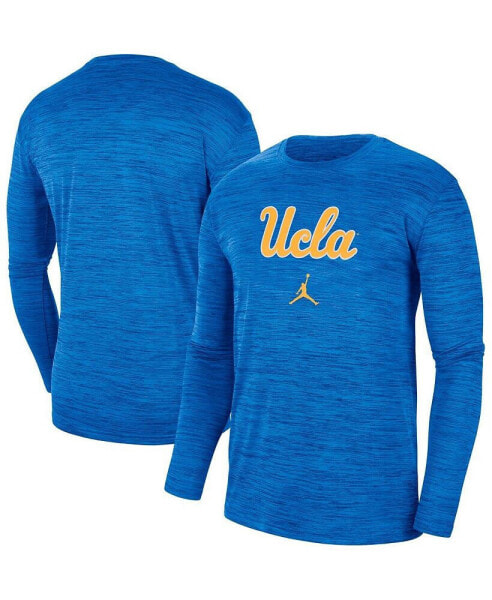 Men's Blue UCLA Bruins Team Velocity Performance Long Sleeve T-shirt