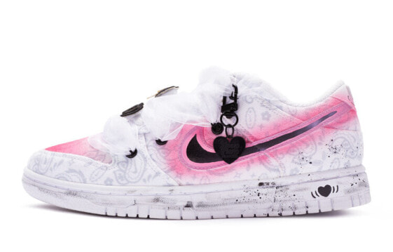 Кроссовки Nike Dunk Low ESS Heart Trap Black Pink