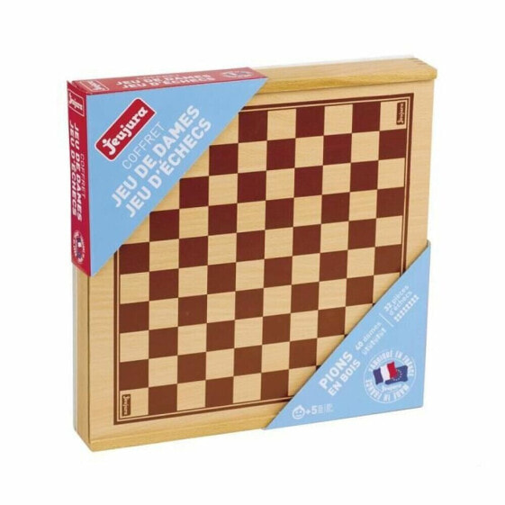 Настольная игра Jeujura Checkers and Chess Box для детей 5+ лет