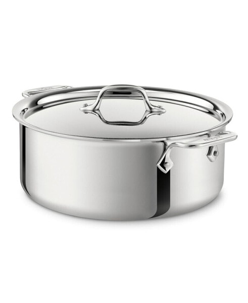 Stainless Steel 6 Qt. Covered Stockpot