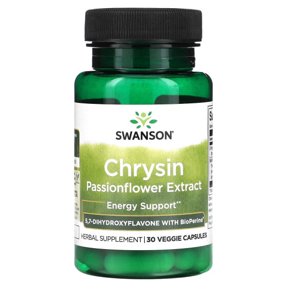 Chrysin Passionflower Extract, 30 Veggie Capsules