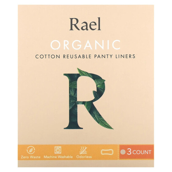 Прокладки органические Rael из хлопка, многоразовые, 3 шт.