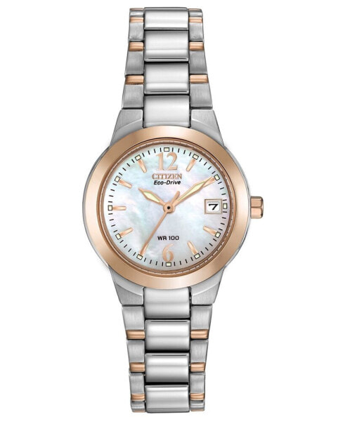 Eco-Drive Women's Chandler Two-Tone Stainless Steel Bracelet Watch 26mm