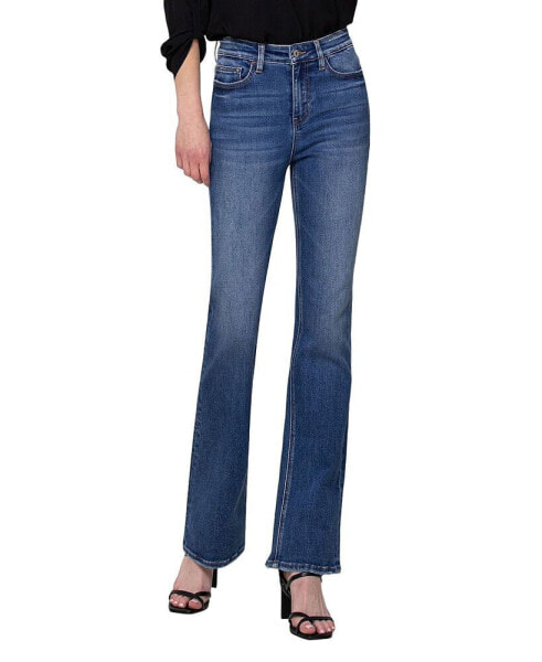 Джинсы джинсы Vervet женские с высокой посадкой и зауженной к низу моделью Bootcut Slim Stretch