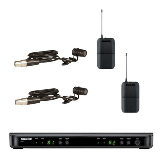 Shure BLX188E/W85 T11, 863-865MHz Wireless Dual Lavalier System