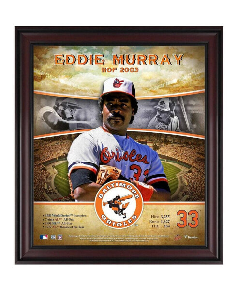 Eddie Murray Baltimore Orioles Framed 15" x 17" Hall of Fame Career Profile