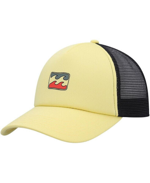 Men's Yellow Podium Trucker Snapback Hat