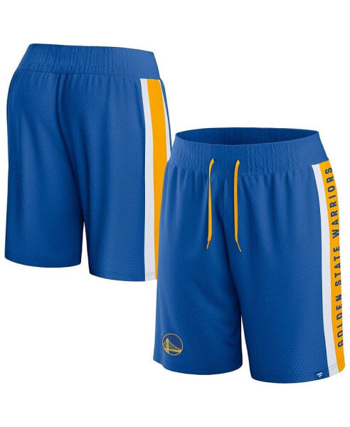 Men's Royal Golden State Warriors Referee Iconic Mesh Shorts