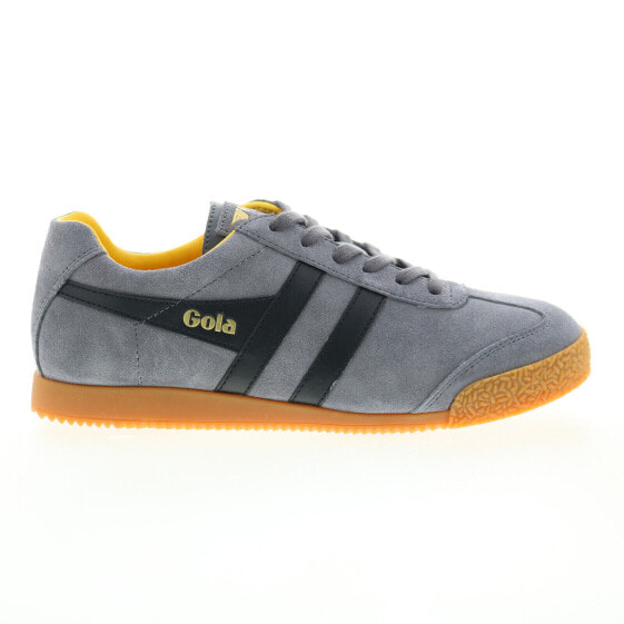 Gola Harrier Suede CMA192 Mens Gray Suede Lace Up Lifestyle Sneakers Shoes 8