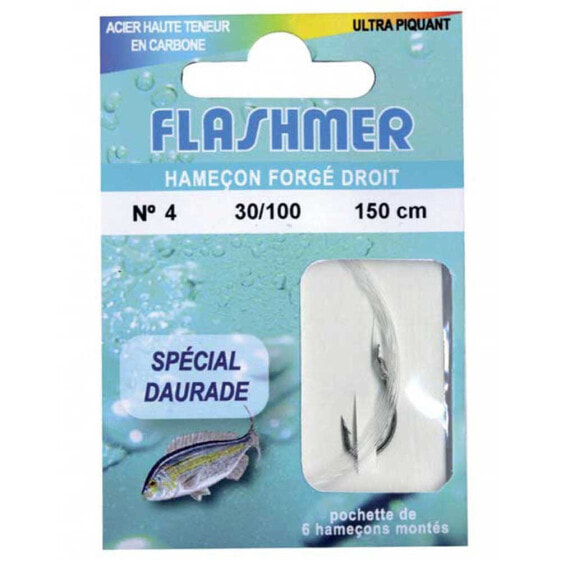FLASHMER Daurade Tied Hook 0.350 mm