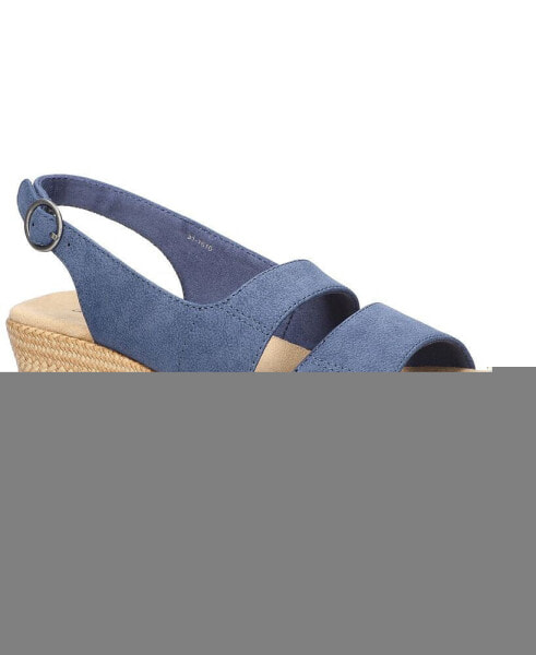 Women's Gannett Buckle Slingback Wedge Sandals