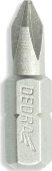 Dedra Końcówki wkrętakowe PH2x25mm, 3szt blister (18A02PH20-03)