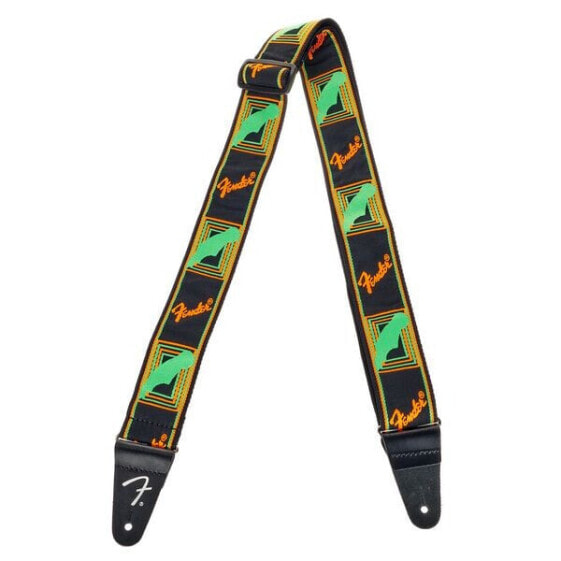 Fender Neon Strap Green/Orange