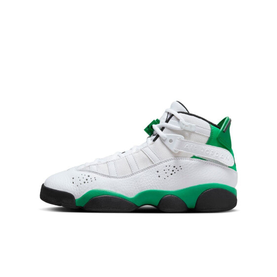 [323419-131] Grade School Air Jordan 6 RINGS GS 'LUCKY GREEN'