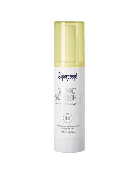 Supergoop! 1.7Oz Zincscreen 100% Mineral Lotion Spf 40 Women's