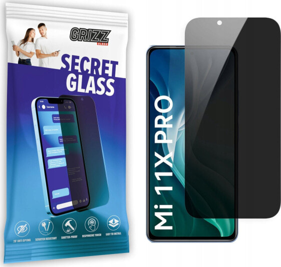 GrizzGlass Szkło prywatyzujące GrizzGlass SecretGlass Xiaomi Mi 11X Pro 5G