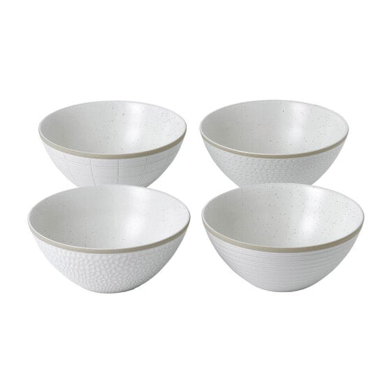 Exclusively for Gordon Ramsay Maze Grill Mixed White Bowls, Set of 4