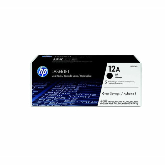 Toner HP 12A Black Toner (2 Units)