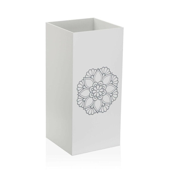 Корзина для зонтов Versa Mandala Белый Деревянный MDF (22 x 48 x 22 cm)