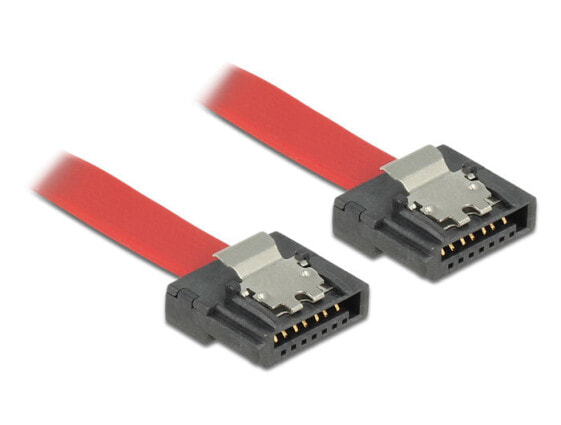 Delock 0.5m SATA III - 0.5 m - SATA III - SATA 7-pin - SATA 7-pin - Male/Male - Red