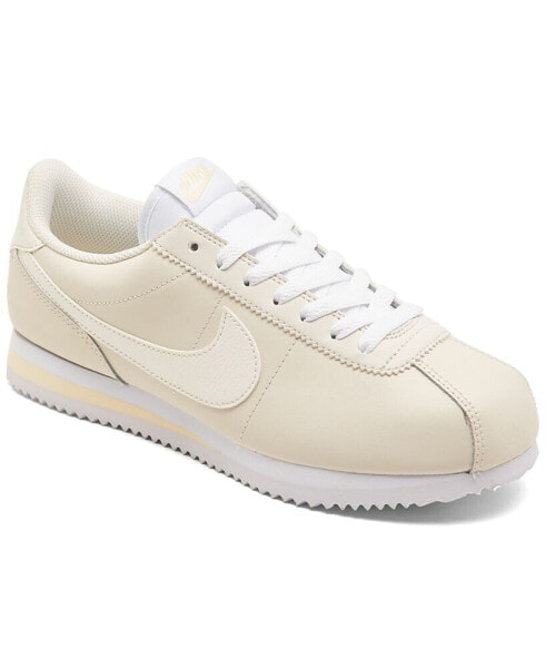 Women's Classic Cortez Leather Casual Sneakers from Finish Line