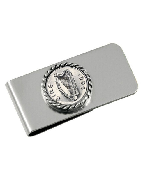 Men's Irish 5 Pence Coin Money Clip