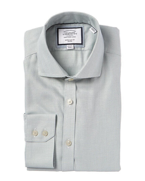 Charles Tyrwhitt Non-Iron Cambridge Weave Cutaway Extra Slim Fit Shirt Men's