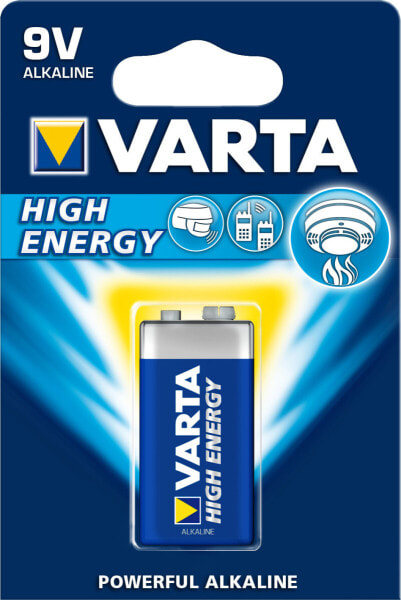 Алкалиновая VARTA батарея 9V одноразовая 1 шт.