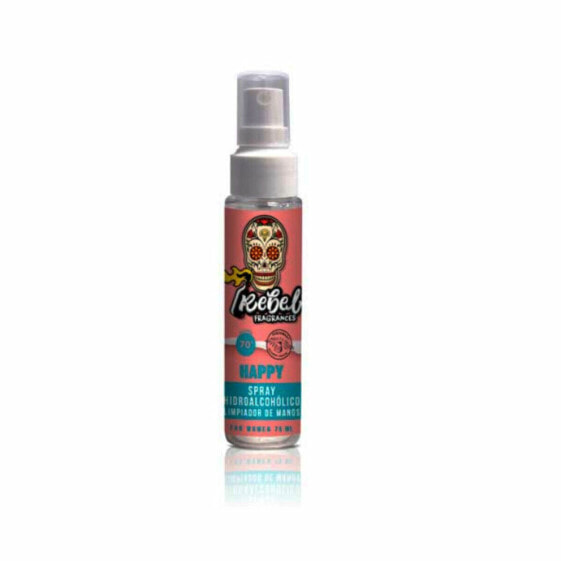 Дезинфицирующий лосьон для рук Rebel Happy Spray 30 ml (75 ml)